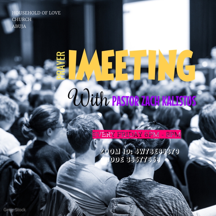PRAYER MEETING Instagram Post template