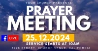 Prayer meeting Facebook Shared Image template