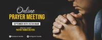 prayer meeting Twitch Profile Banner template