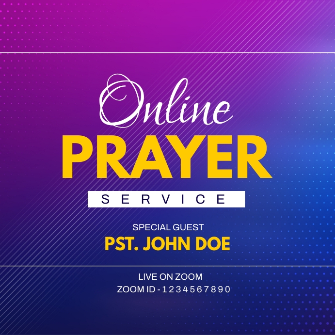 prayer meeting Template | PosterMyWall