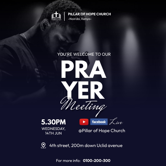 Prayer meeting Template | PosterMyWall
