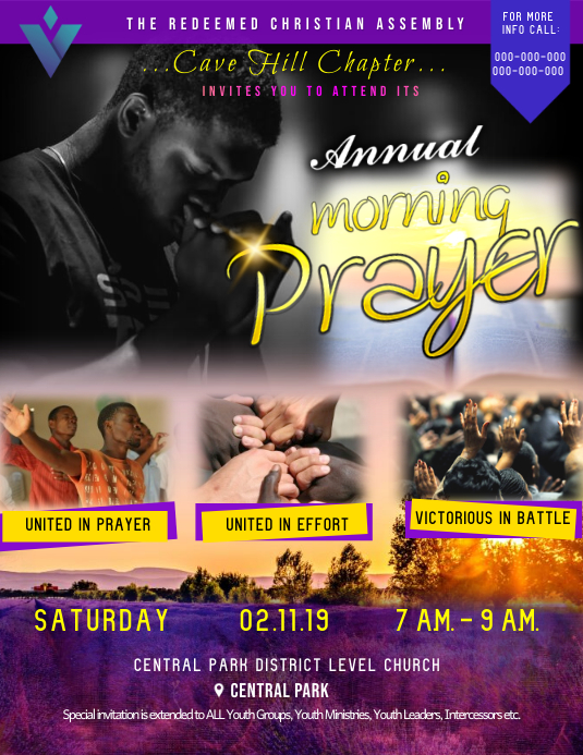 Prayer Meeting Template | PosterMyWall