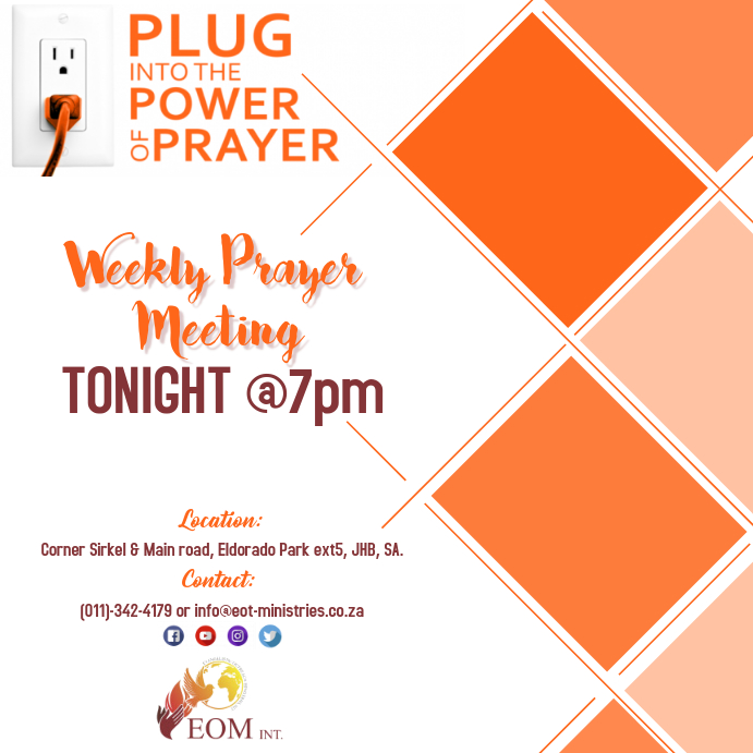 Prayer Meeting service Template PosterMyWall