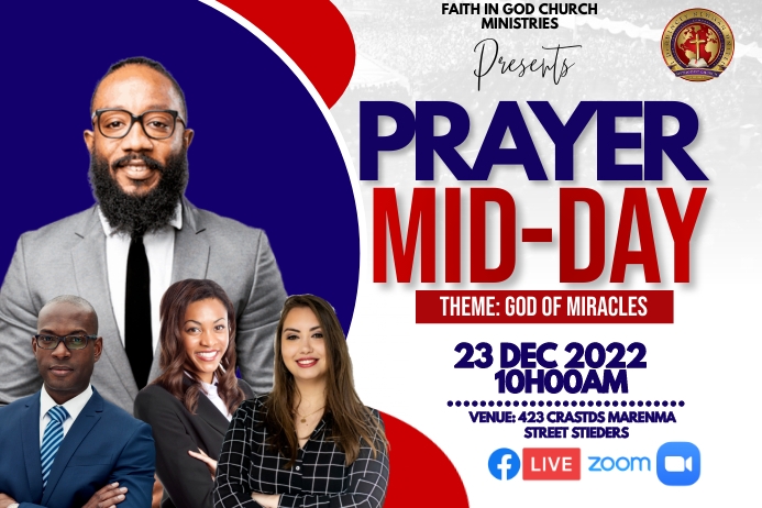 PRAYER MID DAY Template | PosterMyWall
