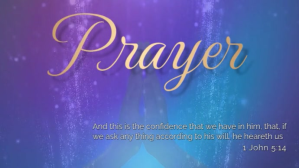 Blue Prayer Affichage numérique Template