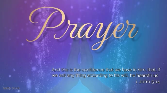 Praying Motion Prayer Motion Graphic Template | PosterMyWall