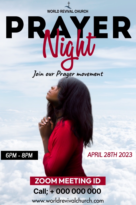 Prayer Night Template PosterMyWall