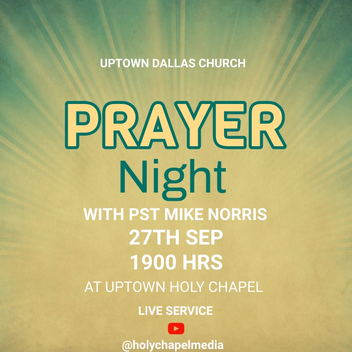 prayer NIGHT Instagram Post template
