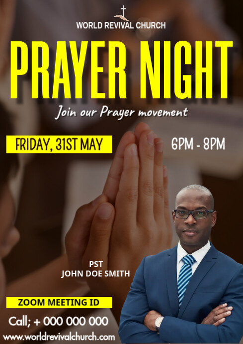 Prayer Night Template PosterMyWall