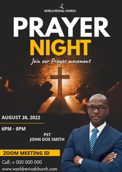 Prayer Night Template PosterMyWall