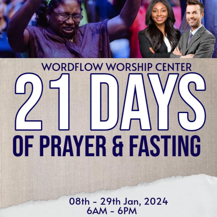 prayer poster template