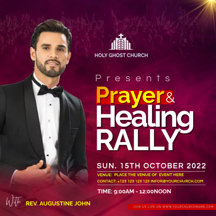 Prayer Rally Template | PosterMyWall