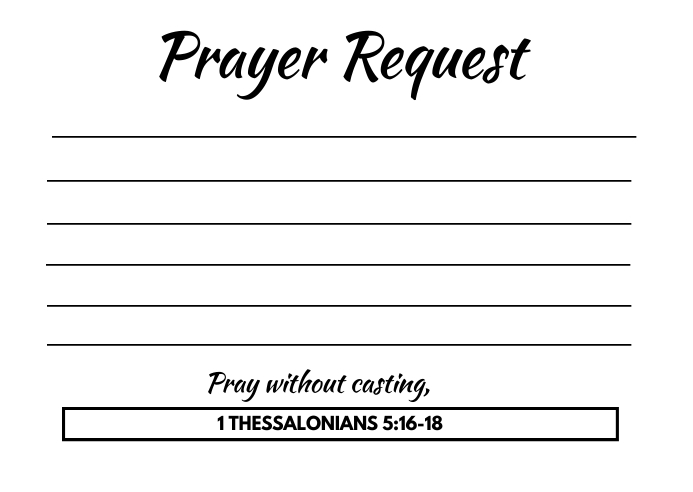 Copy Of Prayer Request Card PosterMyWall Copy Of Prayer Request Card PosterMyWall