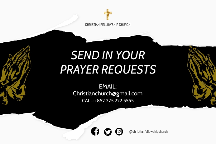 PRAYER REQUEST Template | PosterMyWall