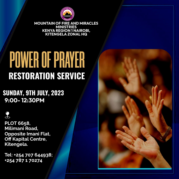 Plantilla de Religious Service Announcement | PosterMyWall