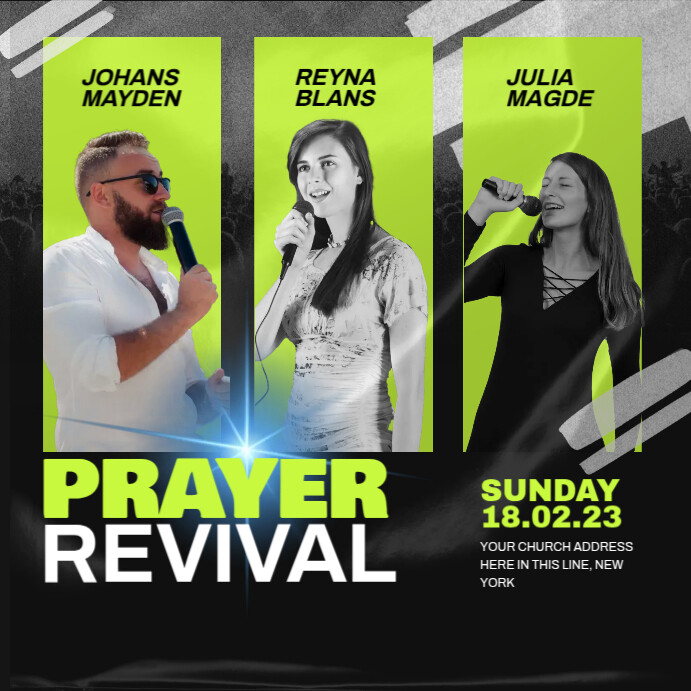 Prayer Revival Template PosterMyWall