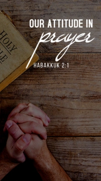 Prayer Service Online Digital Display (9:16) template