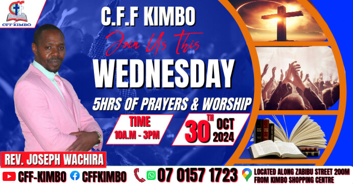 PRAYERS Facebook Event Cover template