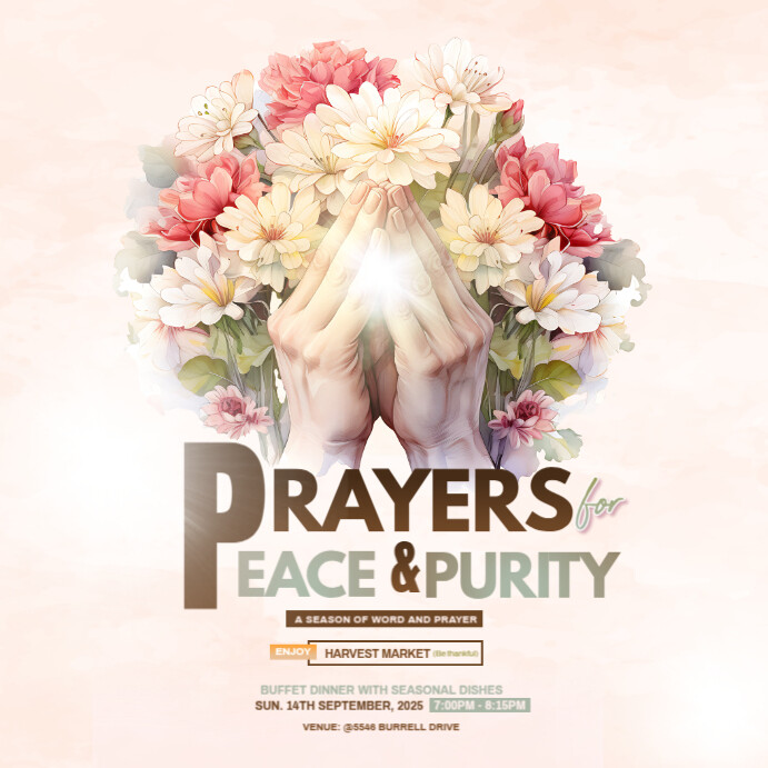 Prayers Instagram Post Template | PosterMyWall