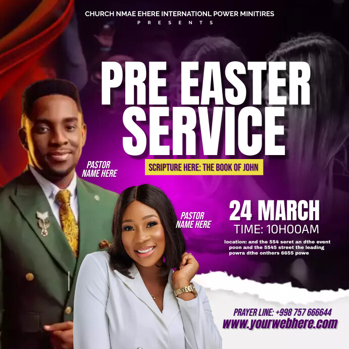 Pre Easter Template | PosterMyWall