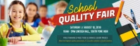 Pre-school Fair Facebook Banner Template