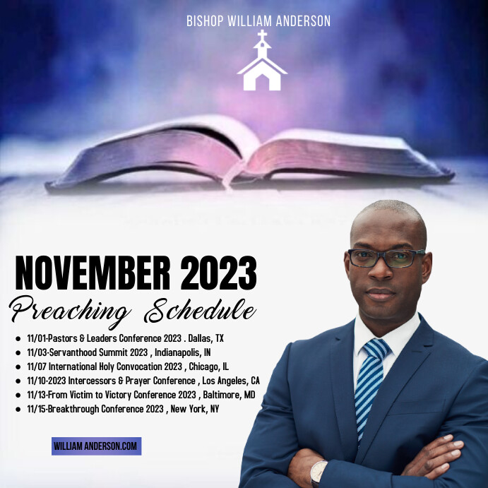 Preaching Table preaching schedule , preaching schedule 2023 Template | PosterMyWall