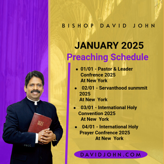 Preach Layout Copy of Preaching Schedule | PosterMyWall