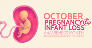 PREGNANCY AND INFANT LOSS AWARENESS DESIGN Facebook Event Cover template