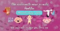 pregnancy announcement Facebook Shared Image template