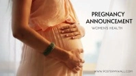 Pregnancy Announcement Digital Display (16:9) template
