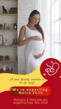 Pregnancy Announcement Template WhatsApp Status