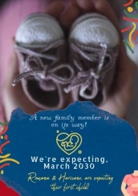 Pregnancy Announcement Template A1