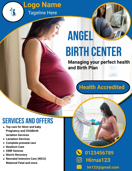 pregnancy care flyers Template | PosterMyWall