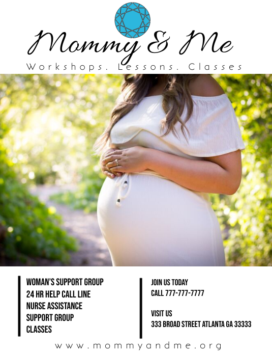 Pregnancy flyer Template | PosterMyWall