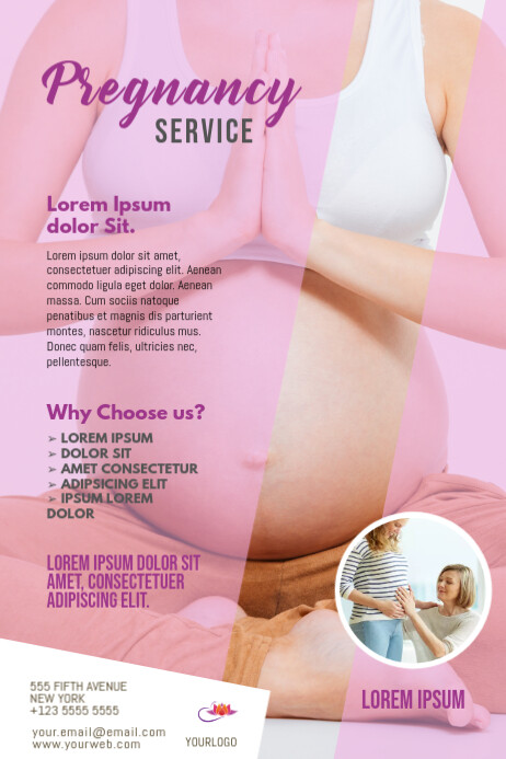 Pregnancy Flyer Template PosterMyWall Pregnancy Flyer Template PosterMyWall