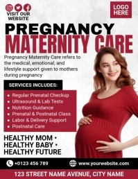 Pregnancy Maternity Care Flyer (US Letter) template