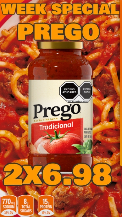prego sale supermarket História do Instagram template