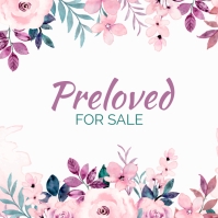 Preloved Layout Preloved Sale Banner Instagram Facebook Template | PosterMyWall