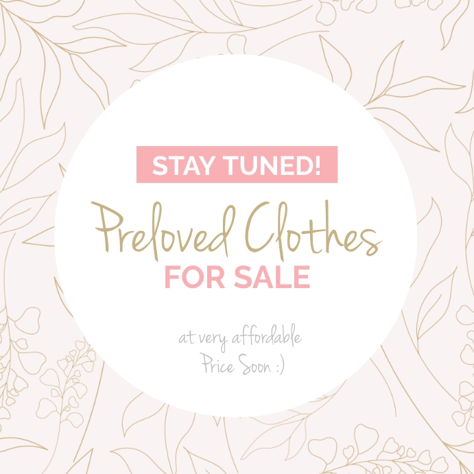 Preloved Layout Preloved Sale Banner Instagram Facebook Template | PosterMyWall