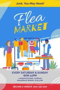 preloved sale poster flyer template