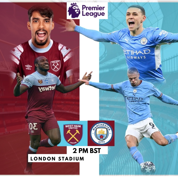 PREMIER LEAGUE MATCHDAY Template PosterMyWall PREMIER LEAGUE MATCHDAY Template PosterMyWall