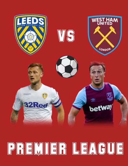 PREMIER LEAGUE POSTER TEMPLATE Flyer (US Letter)