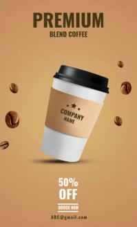 Premium Blend coffee Template US Legal