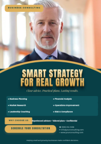 Green Business Consulting A4 Template