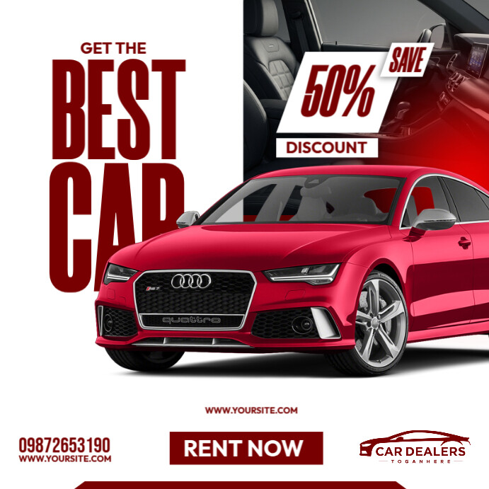 Modèle Premium Car Rentals | PosterMyWall