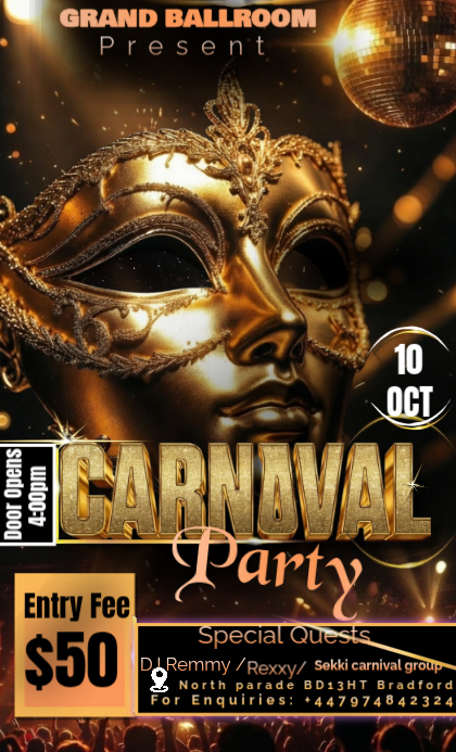 Premium carnival editable templates | PosterMyWall