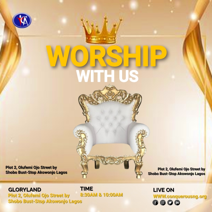 Premium Church Flyer Design (2) Instagram Post template