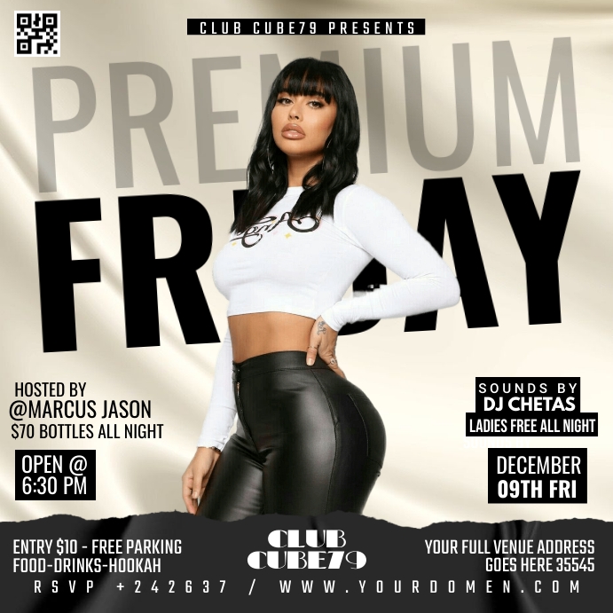 Premium friday Сообщение Instagram template