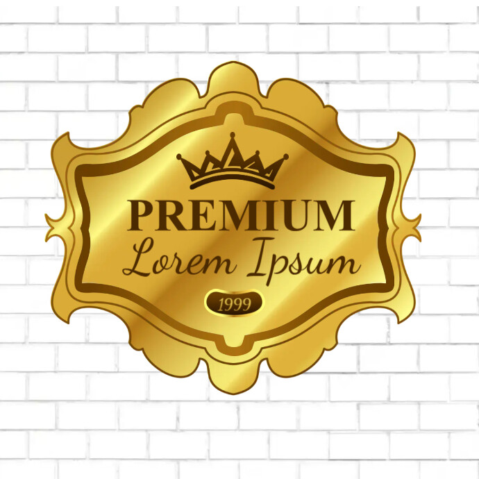 Premium Gold Logo Template PosterMyWall