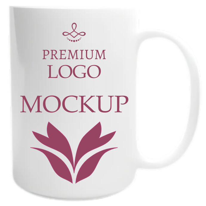 Premium logo mockup Logótipo template